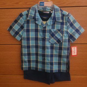 Boys 3 piece shorts set